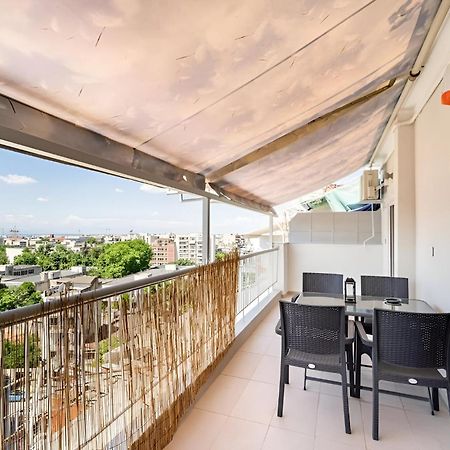 Elegant, Modern & Spacious Apartment In Thessaloniki With Balcony Eksteriør billede